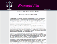 Tablet Screenshot of intro.counterfeitchic.com